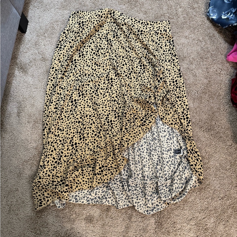 SHEIN Leopard Print Maxi Skirt